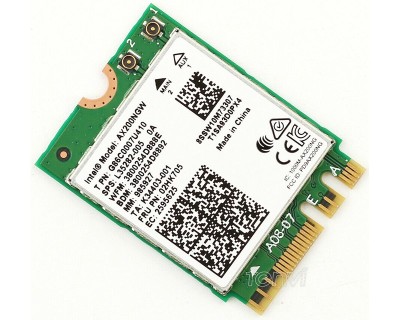 Intel AX200 vPro, M.2 2230 PCIe 802.11ax, WiFi 6 + Bluetooth 5.1