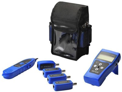 LanView Network Cable Tester med 8 x RJ45/BNC probes, mäter även kabellängd