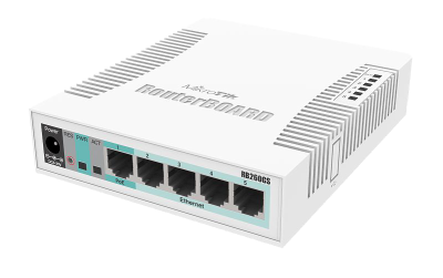 MikroTik 260GS, 5-port Gigabit + 1xSFP, Smart Switch