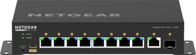 Netgear AV Line M4250-9G1F-PoE+, 8xGigabit PoE+, 1xGigabit, 1xSFP Gigabit, L3, rackmonterbar, 110W PoE+