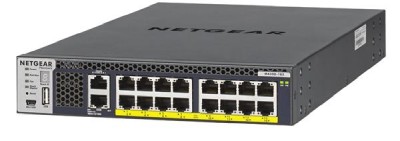 Netgear ProSafe M4300-16X, 16-port 10Gbe PoE+ 500W, rackmonteringsbar