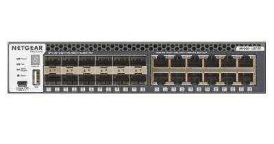 Netgear ProSafe M4300-12X12F, 12-port 10Gbe + 12xSFP 10Gbe, rackmonterad