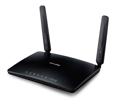 Trådlös 4G-router TP-Link Archer MR200, Wireless AC750 Dual Band, SIM-kort - Svart