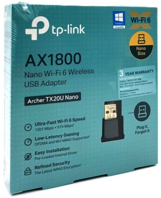 Nätverkskort TP-Link ARCHER TX20U Nano, Wireless AX1800, WiFi 6, USB#2