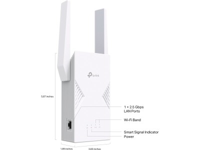Räckviddsförlängare TP-Link RE225BE Wireless BE3600, Dual Band WiFi 7, EasyMesh#3