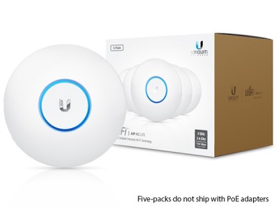 Ubiquiti Networks UniFi AC Lite, Wireless AC1150, PoE+, 5-pack utan injektor