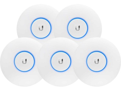 Ubiquiti Networks UniFi AC PRO, Wireless AC1750, PoE+, 5-pack