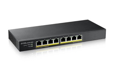 Zyxel GS1915-8EP, 8-port Gigabit, 8xPoE+ 802.3at, 60W, VLAN, Nebula#1