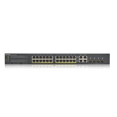 Zyxel GS1920-24HPv2, 28-port Gigabit, 24xPoE+, 4xSFP, 802.3at, 375W, Standalone/Nebula#2