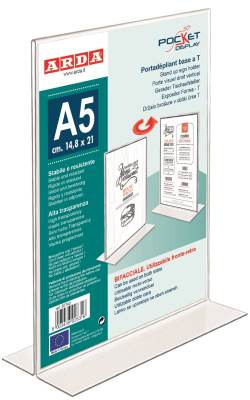 Arda Skylthållare A5 T-fot