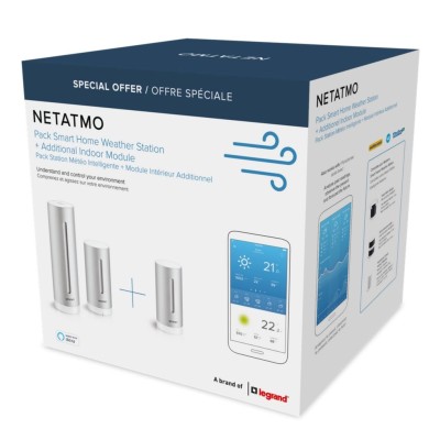 Väderstation Netatmo Smart Home Weather Station + extra inomhusmodul#4