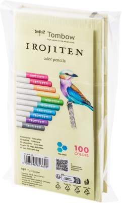 Ritpennor Tombow Irojiten vol 1 Pale tone, 10 färger