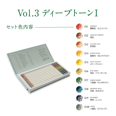 Ritpennor Tombow Irojiten Rainforest, 30 färger#7