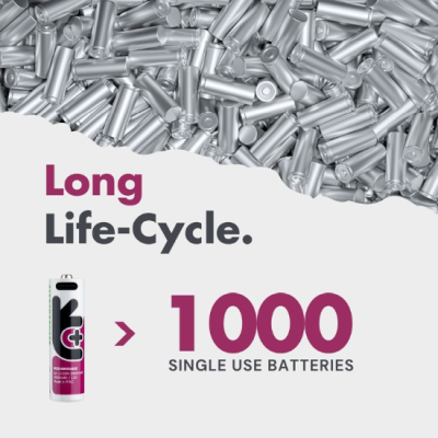 Uniross USB-C AA Uppladdningsbart Batteri 4 st 1,5v#4