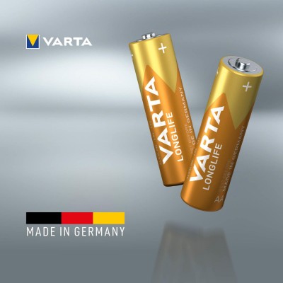 Batteri Varta Longlife AAA, 1,5V, LR03, 10-pack