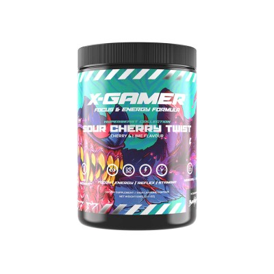 X-GAMER X-Tubz Sour Cherry Twist 600g