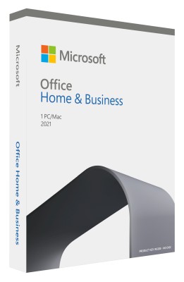 Microsoft Office 2021 Hem och Företag, engelsk EuroZone, för 1 dator, PC/Mac, Medialess