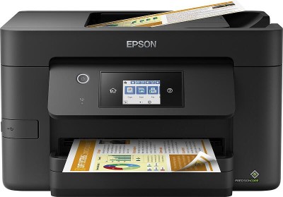 Epson WorkForce Pro WF-3825DWF, skrivare + scanner + kopiator + fax, 21/10 ppm ISO, 1200x2400 dpi scanner, duplex, display, AirPrint, USB/LAN/WiFi