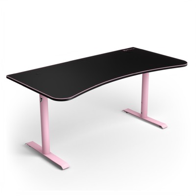 Arozzi Arena Gaming Desk Large Pink, höjdjusterbart, heltäckande musmatta - Rosa