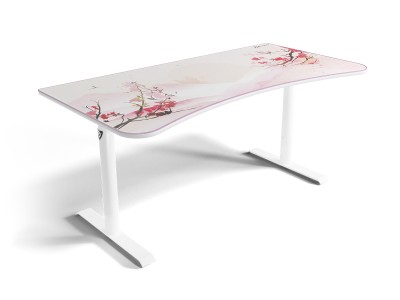 Arozzi Arena Gaming Desk Sakura, höjdjusterbart, heltäckande musmatta med bild#3