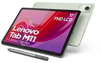 Lenovo Tablet M11 WiFi, 11" 1920x1200 IPS, 128 GB, GPS, Android, inkl. penna - Grön