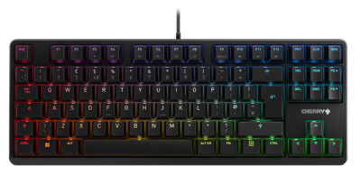 Cherry Xtrfy G80-3000N RGB TKL, MX Silent Red - Svart