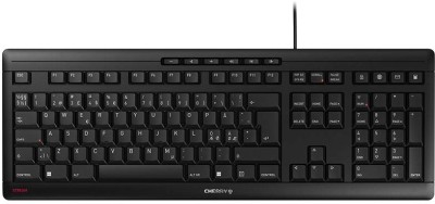 Cherry Stream Corded Keyboard, USB, nordiskt - Svart