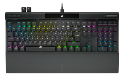 Corsair Gaming K70 PRO RGB, Corsair OPX Silver - Svart