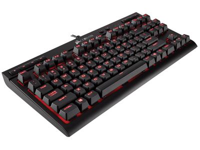 Corsair Gaming K63 Compact Mechanical Keyboard, Cherry MX Red, Röd LED