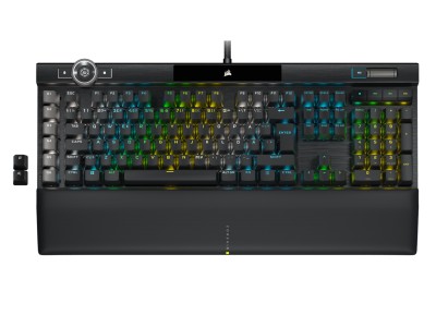 Corsair K100 RGB Mechanical Gaming Keyboard, Cherry MX Speed - Svart#1