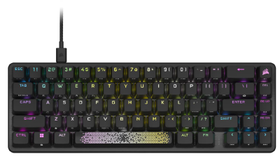 Corsair K65 Pro Mini RGB 65% Optical-Mechanical Gaming Keyboard, nordiskt - Svart