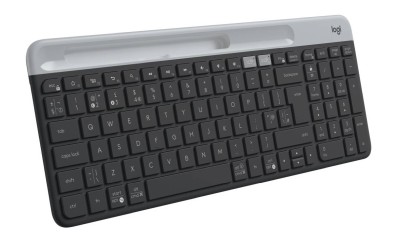 Logitech K580 Slim Multi-Device, Bluetooth/RF - Svart