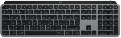 Logitech MX keys, Mac/iPad, Bluetooth/RF, USB-C, nordiskt - Svart#1