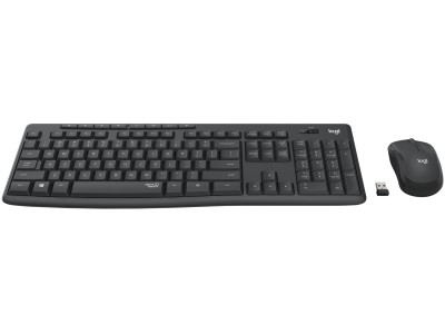 Logitech MK295 Silent Wireless Combo, nordiskt - Grafit