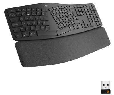 Logitech ERGO K860, RF/Bluetooth, engelskt US