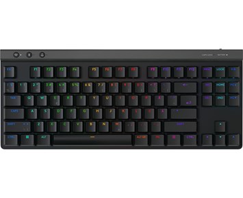 Logitech G515 Lightspeed TKL Tactile, RF/Bluetooth, mekaniskt, LightSync RGB, nordiskt - Svart