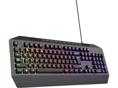 Trust GTX 836 Evocx Illuminated Gaming Keyboard, membran, USB, RGB