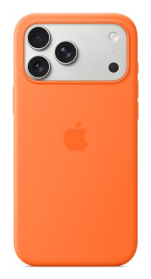 Apple silikonskal med MagSafe till iPhone 17 Pro Max - Orange#2