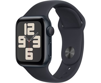 Apple Watch SE (2023) GPS 40mm Midnatt Aluminiumboett med Midnatt Sportband - M/L