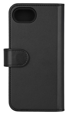 Deltaco Wallet case, 2-in-1, iPhone 16e, magnetic cover, black