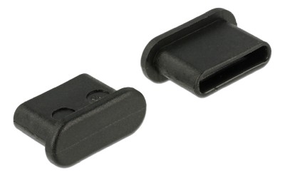 Delock Dust Cover for USB Type-C™ female without grip 1pcs, black