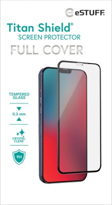 Skärmskydd eSTUFF Titan Shield Glass Full Cover, iPhone 12/12 Pro - Svart#2