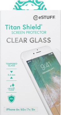 Skärmskydd eSTUFF Titan Shield Clear Glass, iPhone 6 Plus/6S Plus/7 Plus/8 Plus