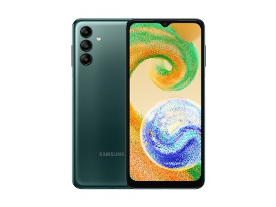 Samsung Galaxy A04s 32 GB, 6.5", 50/2/2/5 Mpixel kamera, Dual SIM, MicroSD, Android 12 - Grön