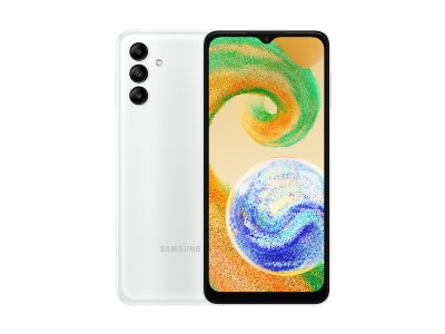 Samsung Galaxy A04s 32 GB, 6.5", 50/2/2/5 Mpixel kamera, Dual SIM, MicroSD, Android 12 - Vit#1