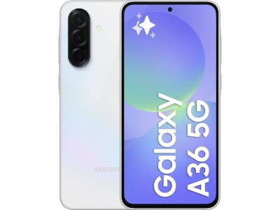 Samsung Galaxy A36 5G 128 GB, 6.7" sAMOLED 120Hz, 50/8/5/12 Mpixel kamera, Dual SIM, Android - Awesome White#1