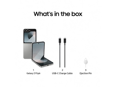Samsung Galaxy Z Flip6 5G 256 GB, 6.7" FHD+, 50/12/10 Mpixel kamera, Dual SIM, Android - Silver Shadow#8