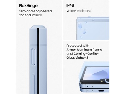 Samsung Galaxy Z Flip6 5G 512 GB, 6.7" FHD+, 50/12/10 Mpixel kamera, Dual SIM, Android - Silver Shadow#6