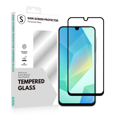 SiGN 2.5D Heltäkande Skärmskydd i Härdat Glas för Samsung Galaxy A16
