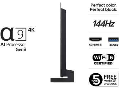 LG 42" C5 AI 4K OLED Smart TV (2025) 144Hz, 4x HDMI, eArc, G-Sync & FreeSync, a9 AI Processor, Dolby Atmos#3